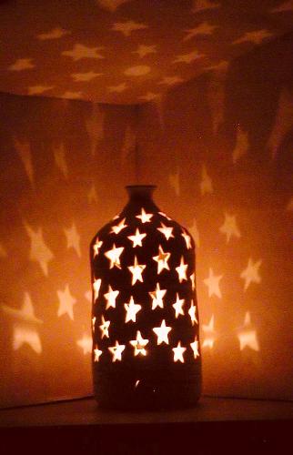 Stars Bottle Luminary (Night)